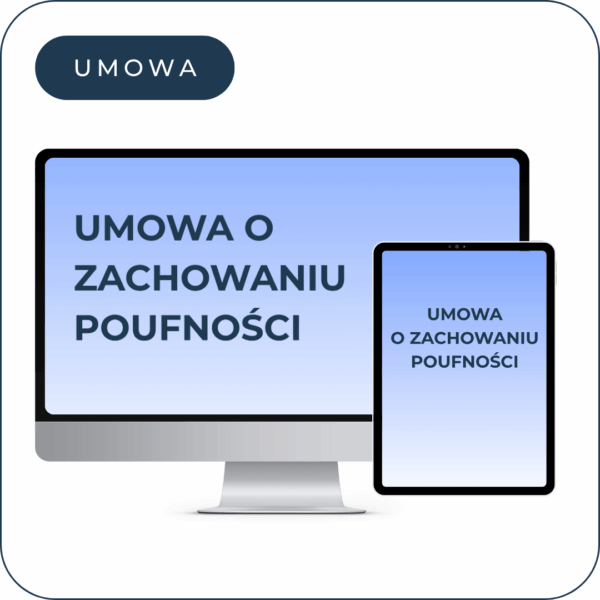 umowa_o_zachowaniu_poufnosci Umowa o zachowaniu poufności